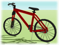 自転車　sketchup
